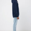 Iqoniq Trivor recycled polyester microfleece hoodie - Navy