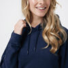 Iqoniq Trivor recycled polyester microfleece hoodie - Navy