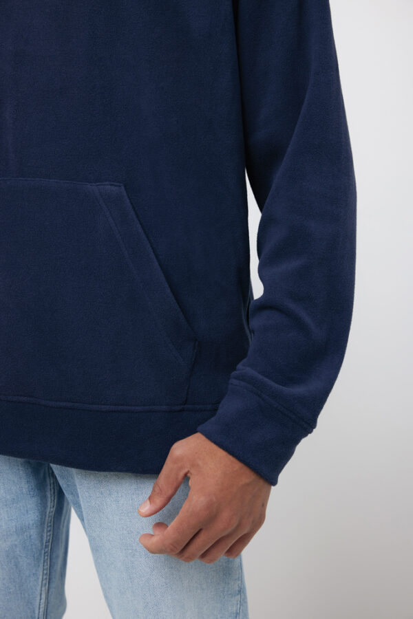 Iqoniq Trivor recycled polyester microfleece hoodie - Navy