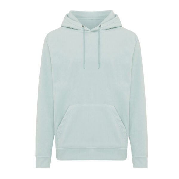 Iqoniq Trivor recycled polyester microfleece hoodie - Iceberg Green