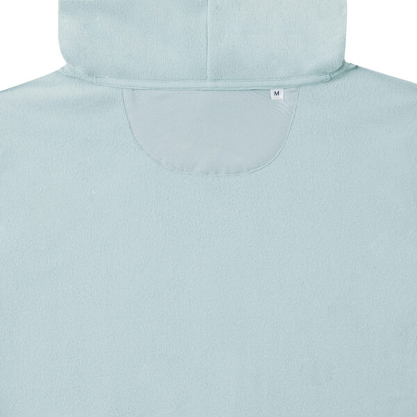 Iqoniq Trivor recycled polyester microfleece hoodie - Iceberg Green