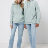 Iqoniq Trivor recycled polyester microfleece hoodie - Iceberg Green