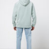 Iqoniq Trivor recycled polyester microfleece hoodie - Iceberg Green