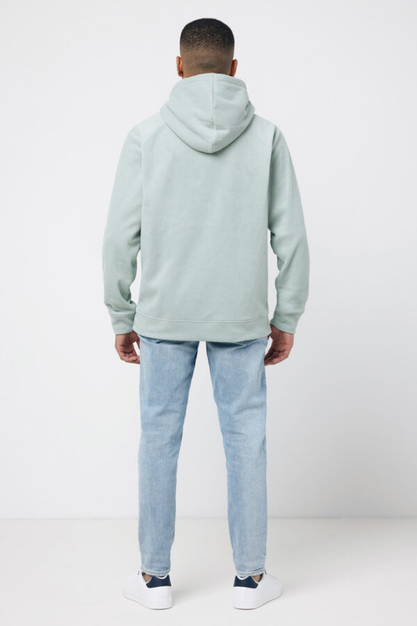 Iqoniq Trivor recycled polyester microfleece hoodie - Iceberg Green