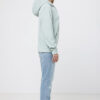 Iqoniq Trivor recycled polyester microfleece hoodie - Iceberg Green