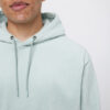 Iqoniq Trivor recycled polyester microfleece hoodie - Iceberg Green