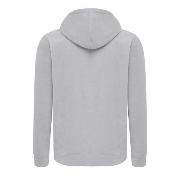 Iqoniq Trivor recycled polyester microfleece hoodie - Storm Grey