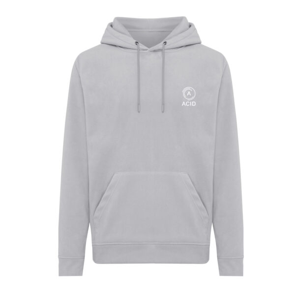 Iqoniq Trivor recycled polyester microfleece hoodie - Storm Grey