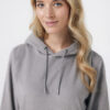 Iqoniq Trivor recycled polyester microfleece hoodie - Storm Grey