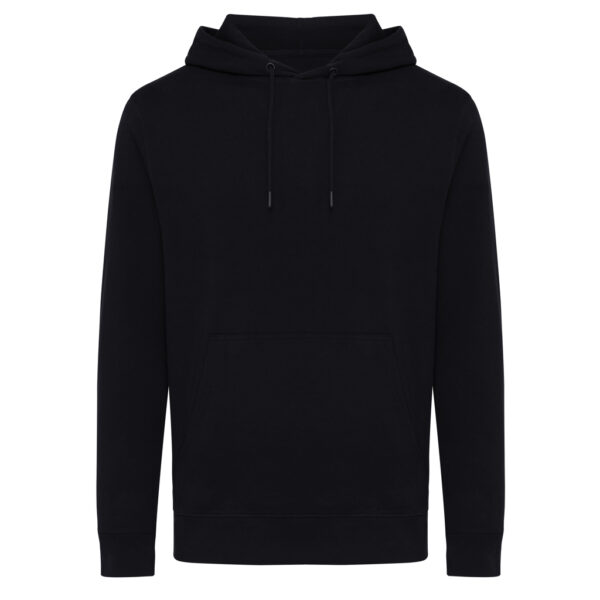 Iqoniq Rila lightweight recycled cotton hoodie - Black