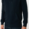 Iqoniq Rila lightweight recycled cotton hoodie - Black