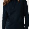 Iqoniq Rila lightweight recycled cotton hoodie - Black