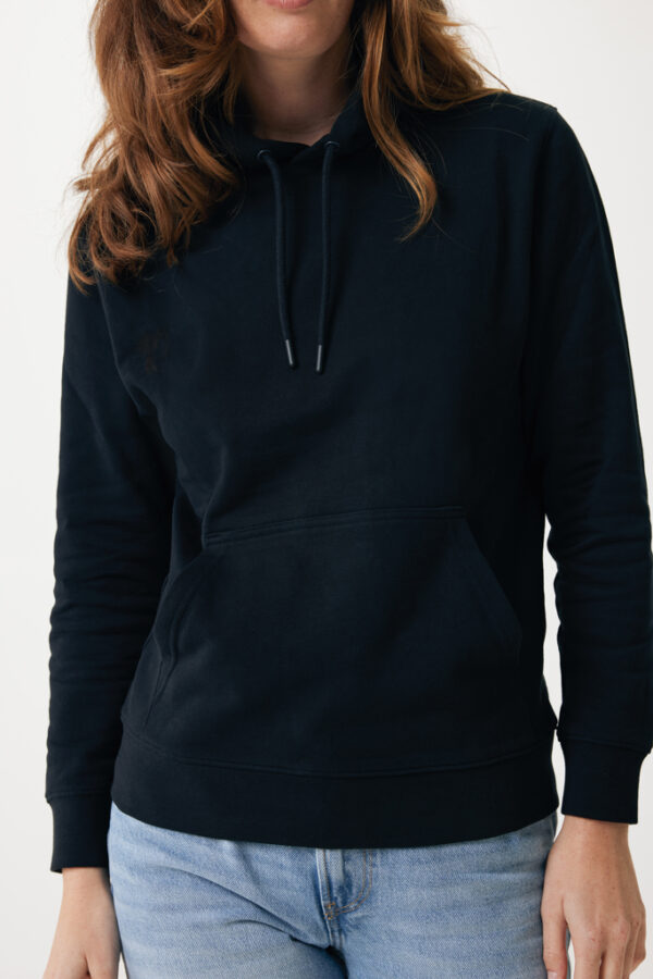 Iqoniq Rila lightweight recycled cotton hoodie - Black