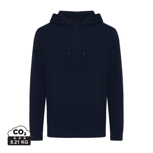 Iqoniq Rila lightweight recycled cotton hoodie - Navy