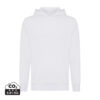 Iqoniq Rila lightweight recycled cotton hoodie - Recycled White