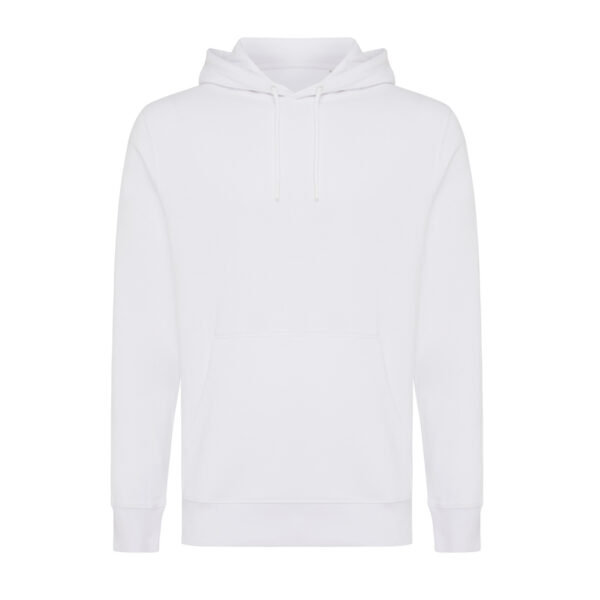 Iqoniq Rila lightweight recycled cotton hoodie - Recycled White