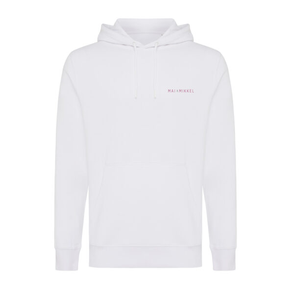 Iqoniq Rila lightweight recycled cotton hoodie - Recycled White