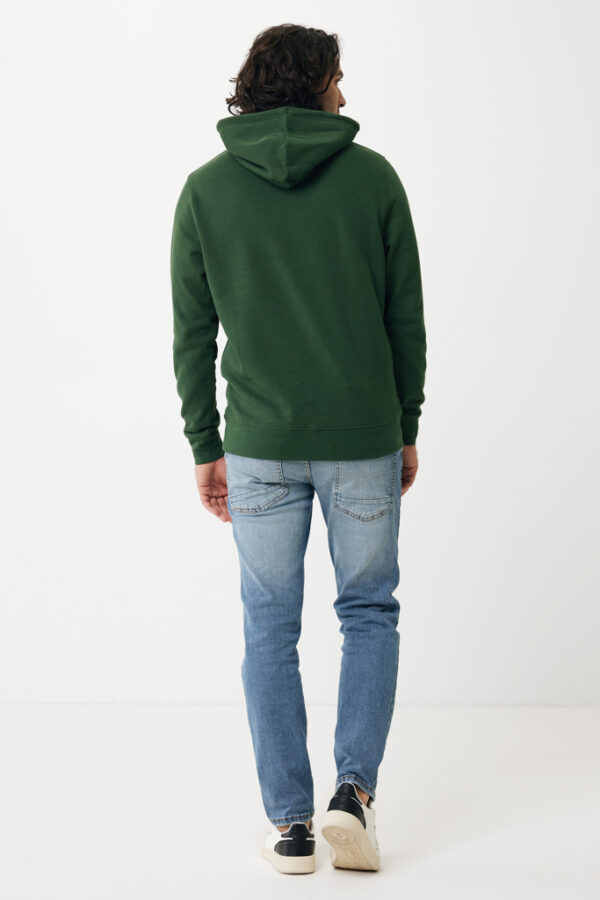 Iqoniq Rila lightweight recycled cotton hoodie - Forest Green