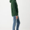 Iqoniq Rila lightweight recycled cotton hoodie - Forest Green