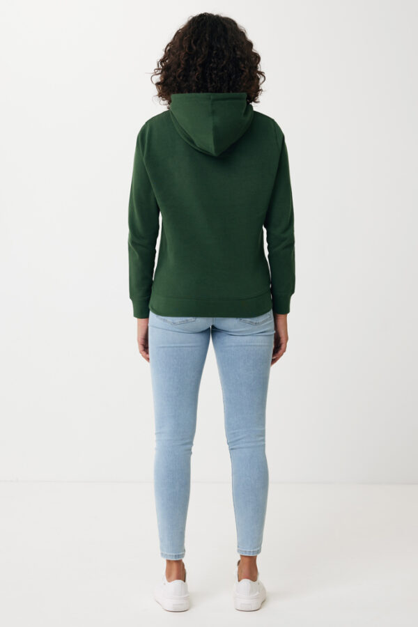 Iqoniq Rila lightweight recycled cotton hoodie - Forest Green