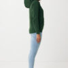 Iqoniq Rila lightweight recycled cotton hoodie - Forest Green