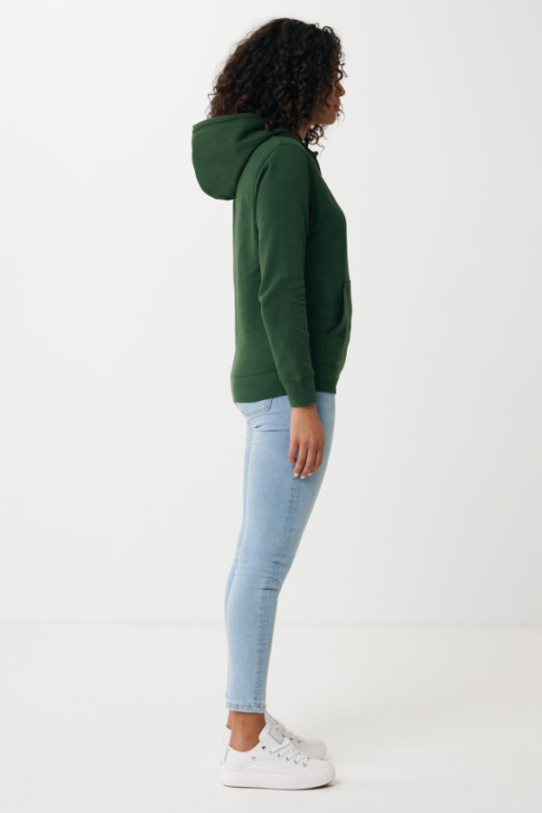 Iqoniq Rila lightweight recycled cotton hoodie - Forest Green