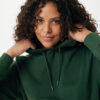 Iqoniq Rila lightweight recycled cotton hoodie - Forest Green