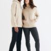 Iqoniq Rila lightweight recycled cotton hoodie - Desert