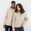 Iqoniq Rila lightweight recycled cotton hoodie - Desert