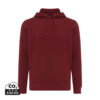 Iqoniq Rila lightweight recycled cotton hoodie - Burgundy