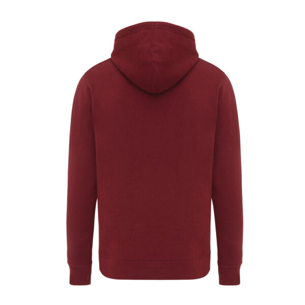 Iqoniq Rila lightweight recycled cotton hoodie - Burgundy