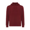 Iqoniq Rila lightweight recycled cotton hoodie - Burgundy