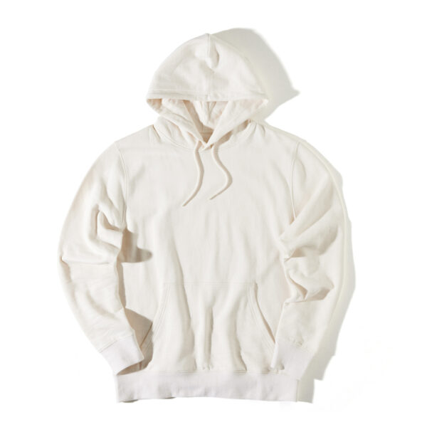 Iqoniq Rila lightweight recycled cotton hoodie - Natural Raw