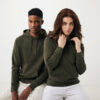 Iqoniq Rila lightweight recycled cotton hoodie - Khaki