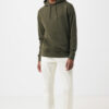 Iqoniq Rila lightweight recycled cotton hoodie - Khaki