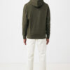 Iqoniq Rila lightweight recycled cotton hoodie - Khaki