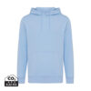 Iqoniq Rila lightweight recycled cotton hoodie - Sky Blue