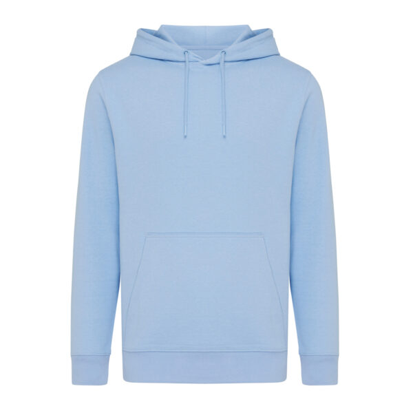 Iqoniq Rila lightweight recycled cotton hoodie - Sky Blue