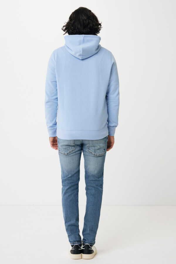 Iqoniq Rila lightweight recycled cotton hoodie - Sky Blue