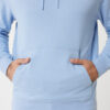 Iqoniq Rila lightweight recycled cotton hoodie - Sky Blue