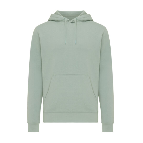 Iqoniq Rila lightweight recycled cotton hoodie - Iceberg Green