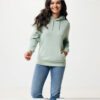 Iqoniq Rila lightweight recycled cotton hoodie - Iceberg Green