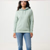 Iqoniq Rila lightweight recycled cotton hoodie - Iceberg Green