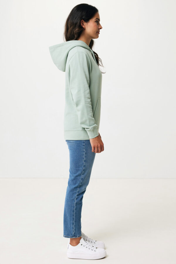 Iqoniq Rila lightweight recycled cotton hoodie - Iceberg Green