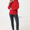 Iqoniq Rila lightweight recycled cotton hoodie - Red