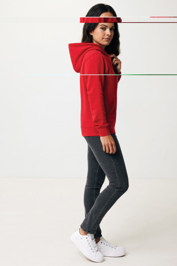 Iqoniq Rila lightweight recycled cotton hoodie - Red