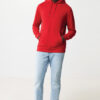 Iqoniq Rila lightweight recycled cotton hoodie - Red