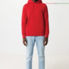 Iqoniq Rila lightweight recycled cotton hoodie - Red