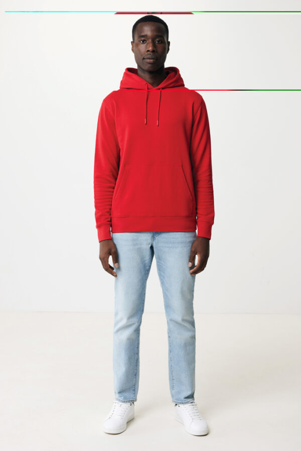 Iqoniq Rila lightweight recycled cotton hoodie - Red