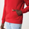 Iqoniq Rila lightweight recycled cotton hoodie - Red